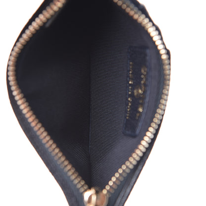 Chanel Caviar Quilted Flap Zip Card Holder Navy Blue 5 of 8