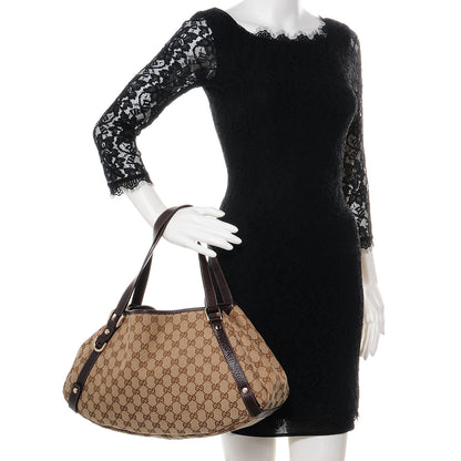 Gucci Monogram Medium Abbey Shoulder Bag Brown 2 of 8