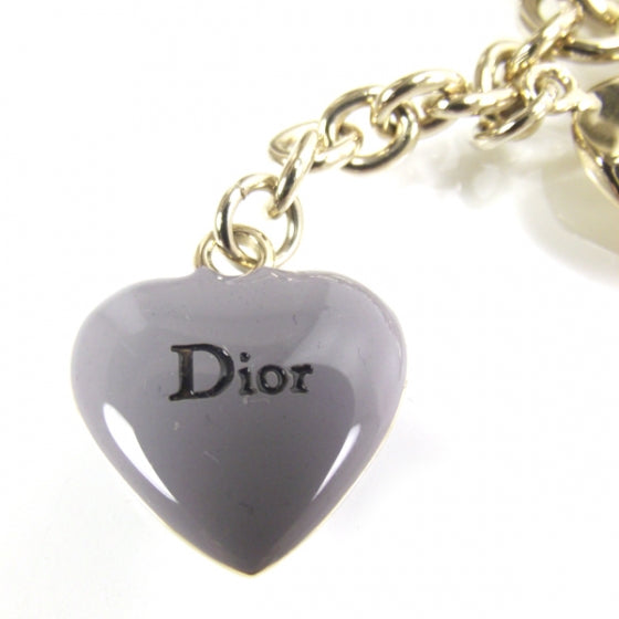 Christian Dior Metal Lady Dior Key Chain Gold 6 of 11