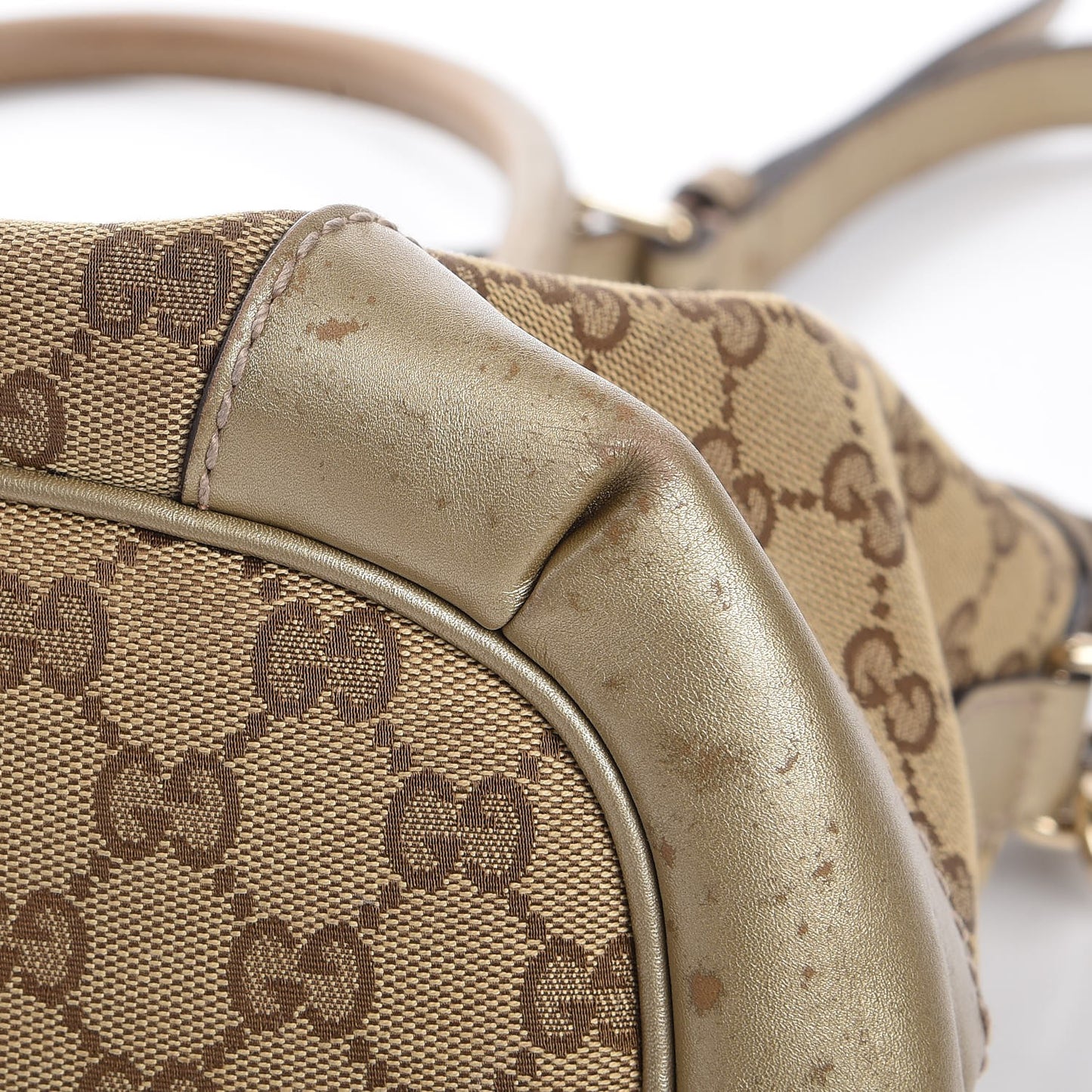 Monogram Medium Sukey Top Handle Bag Golden Beige