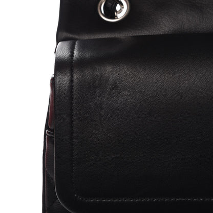 Chanel Lambskin Quilted Jumbo Double Flap Black 9 of 13