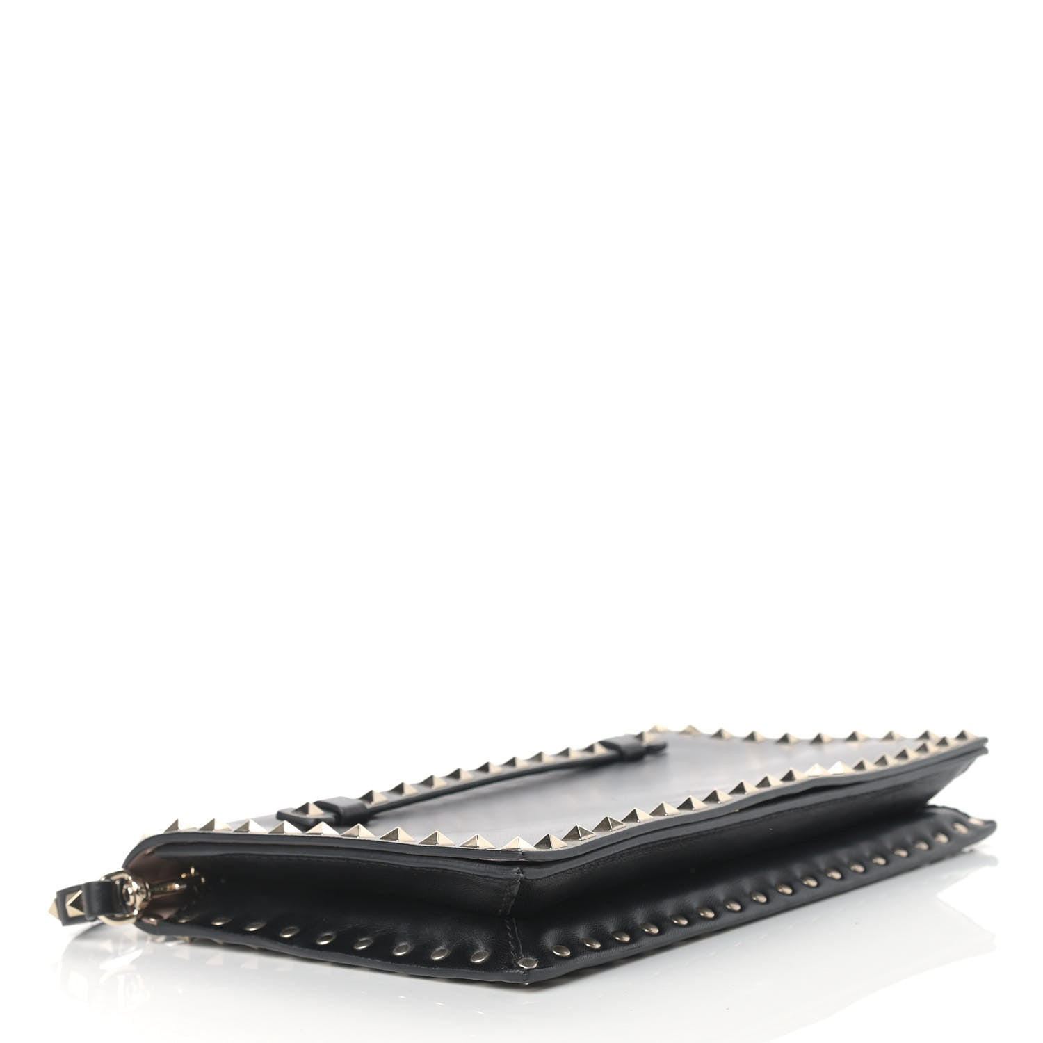 Valentino Garavani Nappa Rockstud Wristlet Clutch Black 4 of 9