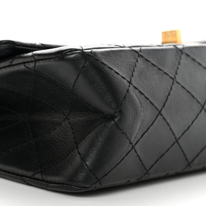 Chanel Aged Calfskin Quilted 2.55 Reissue 225 Flap Black 10 of 11