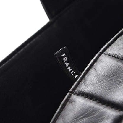 Chanel Lambskin Quilted East West Chocolate Bar Flap Black 9 of 9