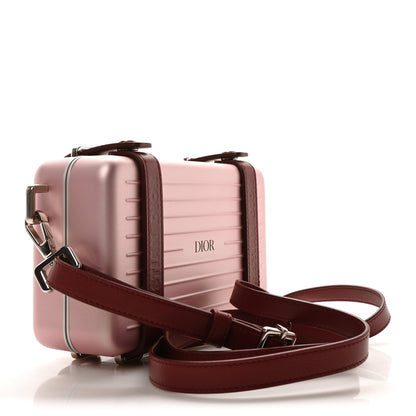 Christian Dior X RIMOWA Aluminum Personal Clutch On Strap Rose 3 of 11