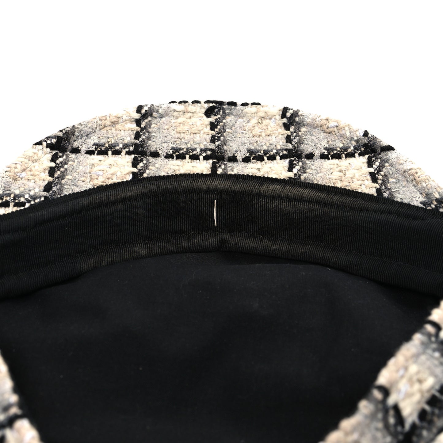 Cotton Tweed CC Beret L White