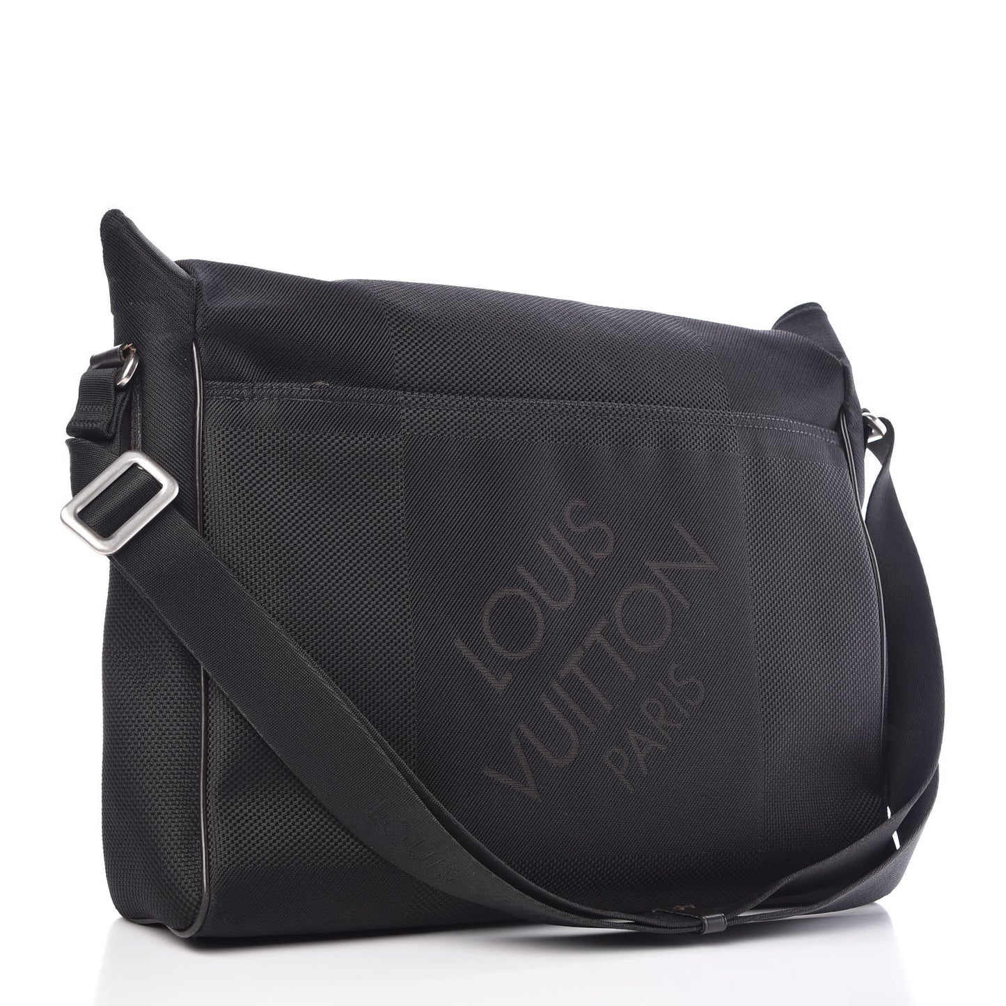 Damier Geant Messenger Bag Black
