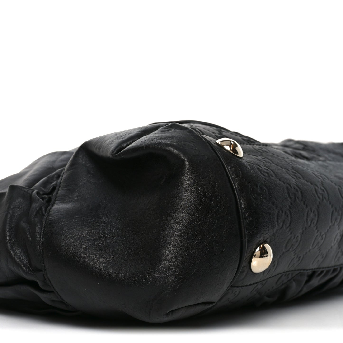 Calfskin Guccissima Full Moon Tote Black