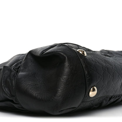 Gucci Calfskin Guccissima Full Moon Tote Black 10 of 11