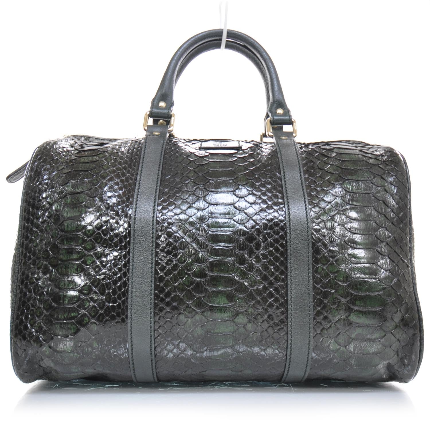 Gucci Python Medium Joy Boston Green 1 of 7