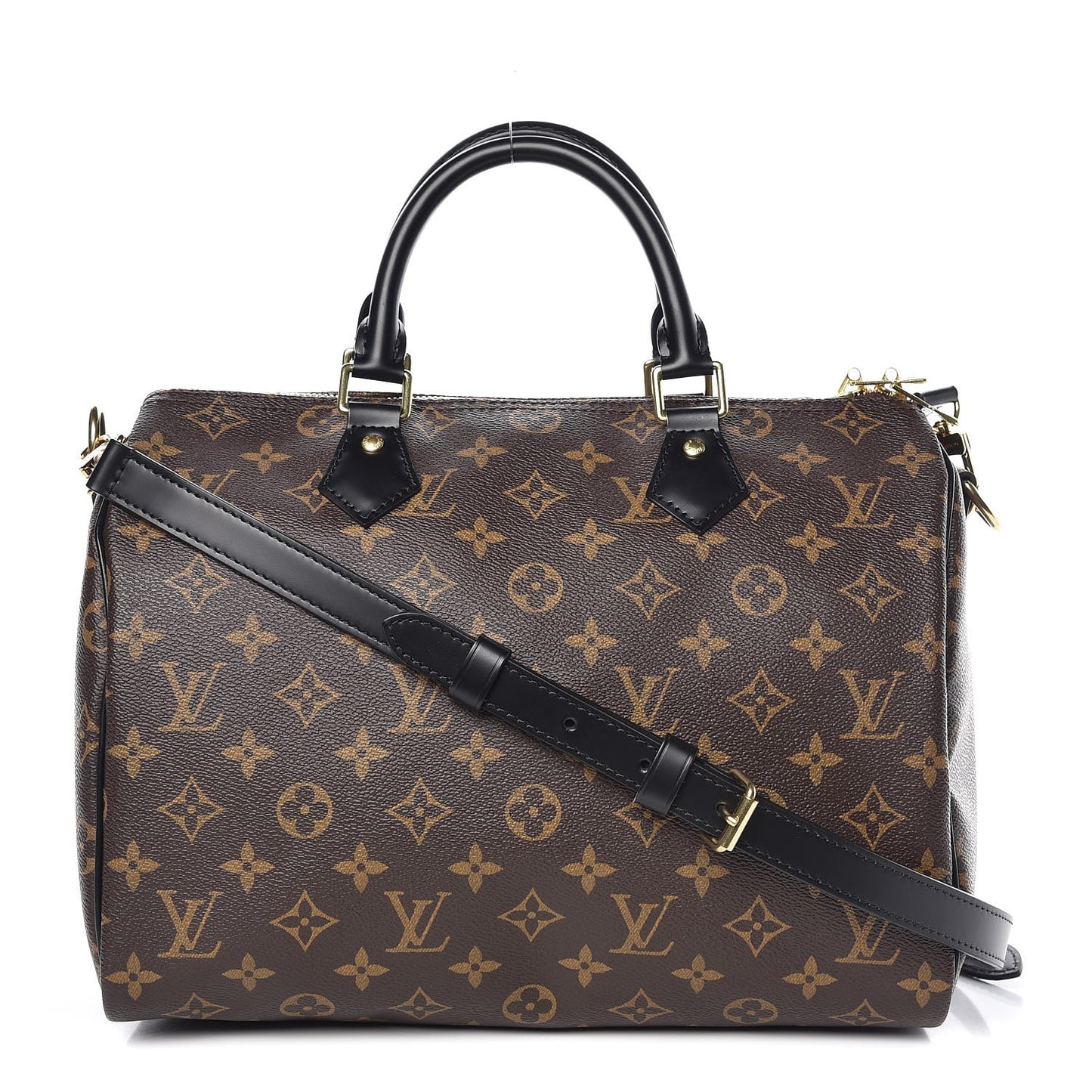 Monogram My World Tour Speedy Bandouliere 30 Black