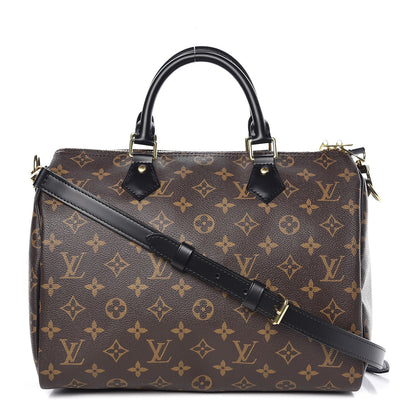 Louis Vuitton Monogram My World Tour Speedy Bandouliere 30 Black 1 of 11