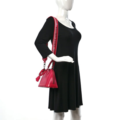 Louis Vuitton Epi Jacquard Alma BB Rose Pondicherry 2 of 9