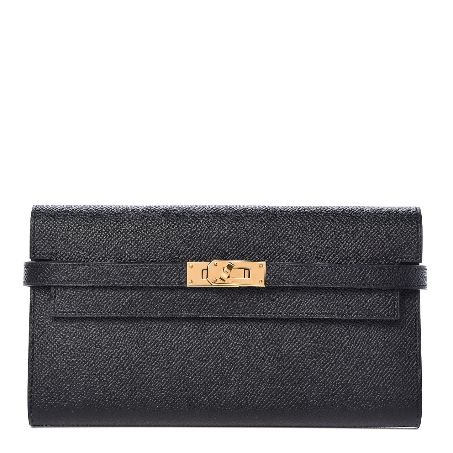 Epsom Kelly Longue Wallet Black