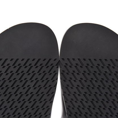 Hermes Calfskin Mens Vigo Sandals 45 Black 7 of 9