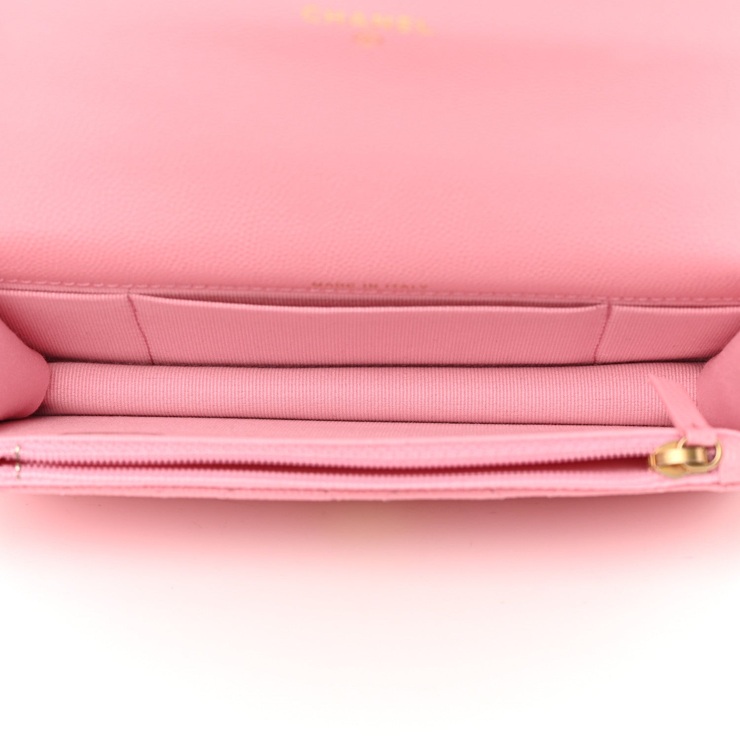 Chanel Caviar Quilted Flap Phone Holder With Chain Light Pink 5 of 14
