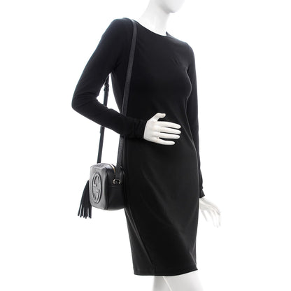 Gucci Pebbled Calfskin Small Soho Disco Bag Black 2 of 7