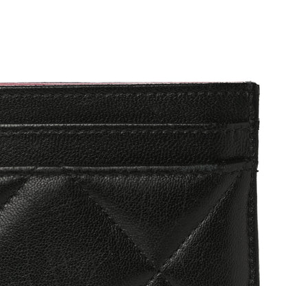 Chanel Lambskin Quilted Chanel 19 Card Holder Black 15 of 17