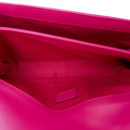 Gucci Calfskin Matelasse Monochrome GG Marmont Crossbody Shoulder Bag Classic Fuxia 5 of 10