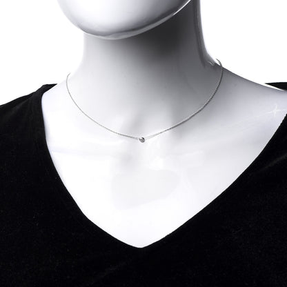 Cartier 18K White Gold Diamond XS D'Amour Pendant Necklace 2 of 7