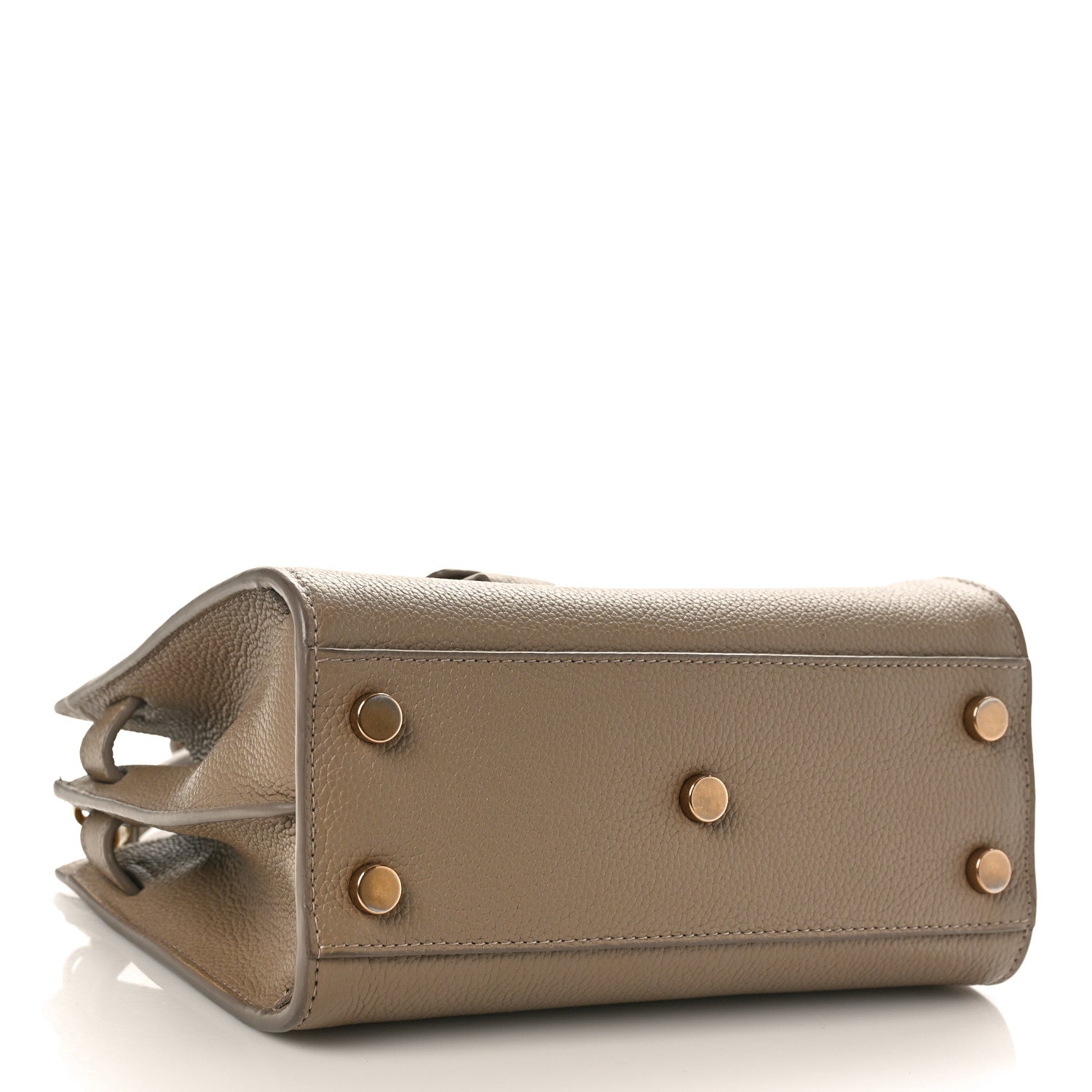 Saint Laurent Grained Calfskin Nano Supple Sac De Jour Dark Beige 4 of 9