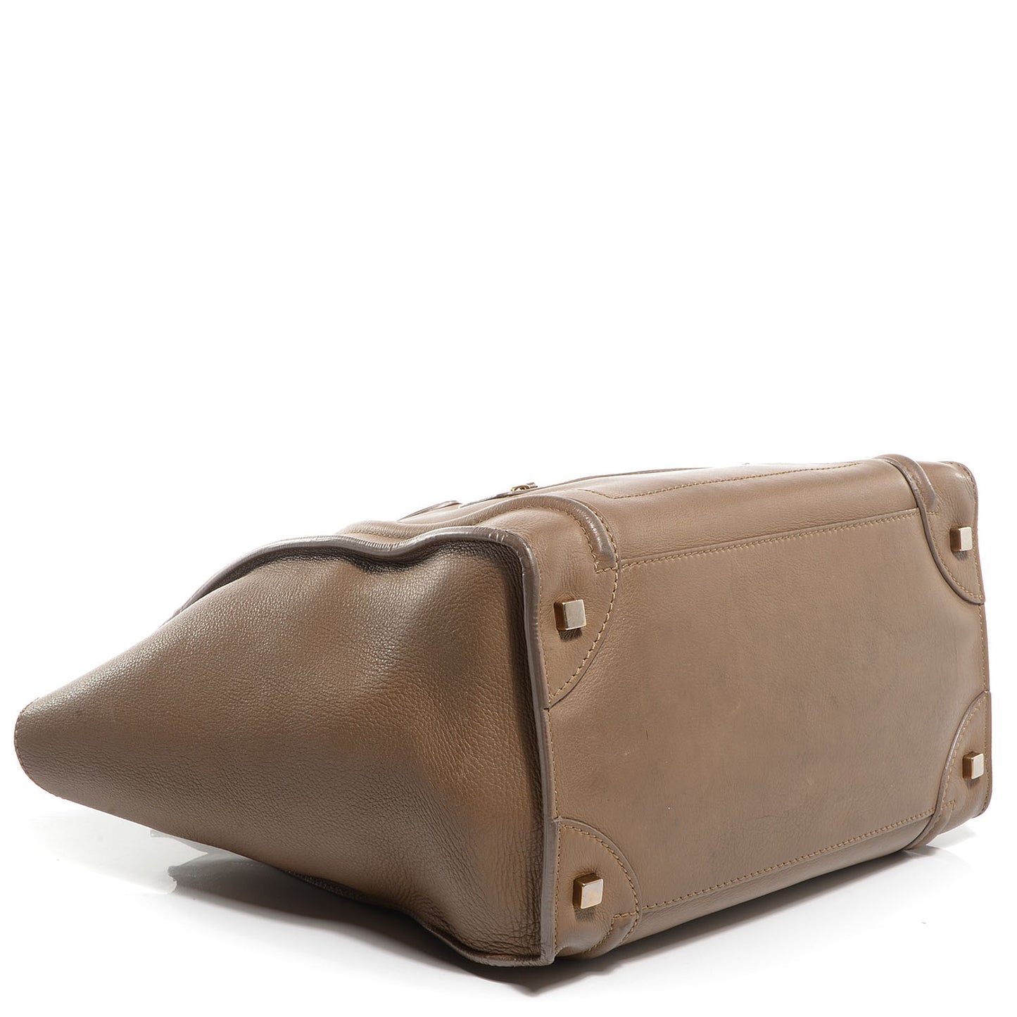 Smooth Calfskin Mini Luggage Camel