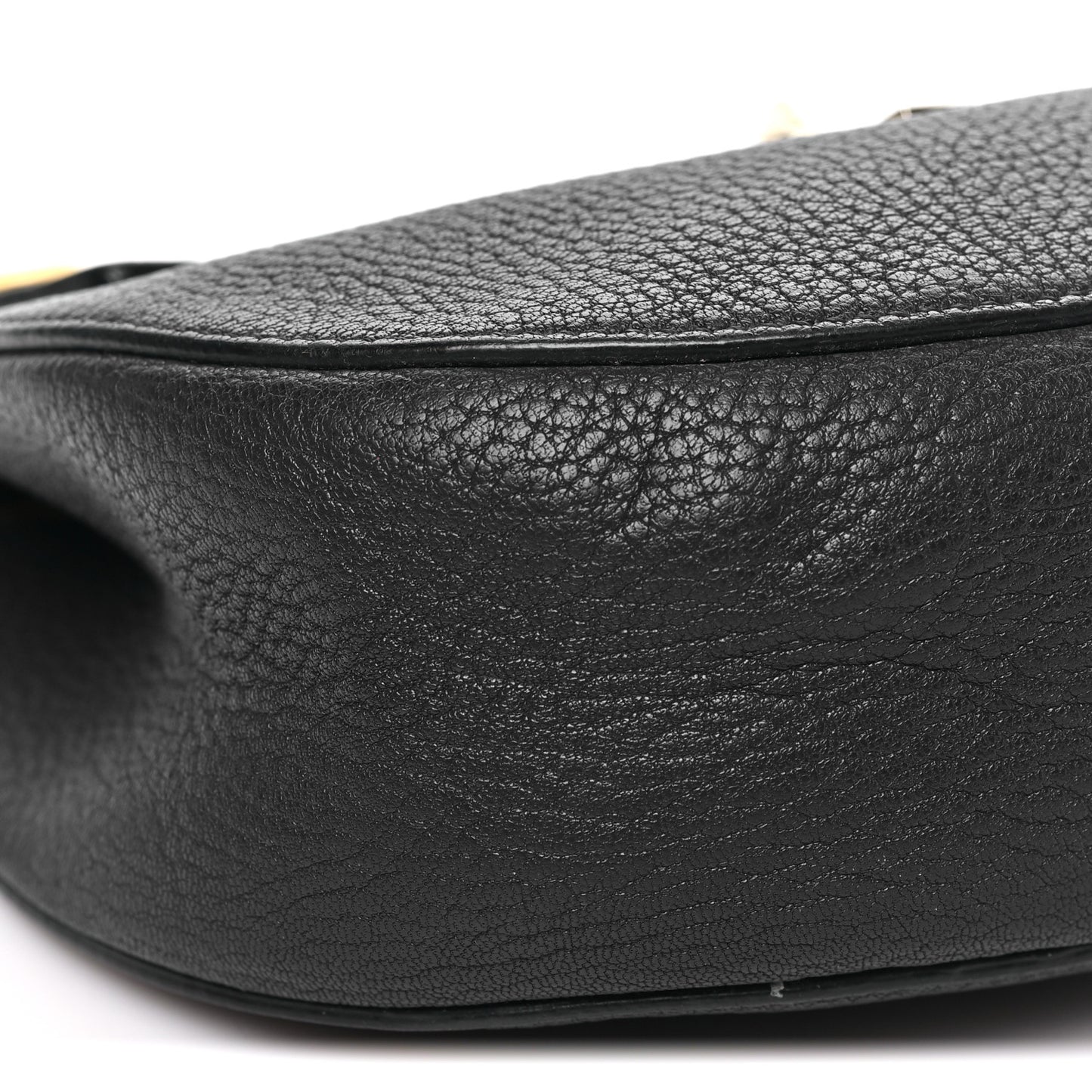 Grained Lambskin Drew Shoulder Bag Royal Navy