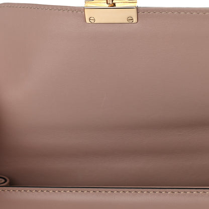 Valentino Garavani Vitello Medium Glam Lock Rockstud Flap Poudre 12 of 12