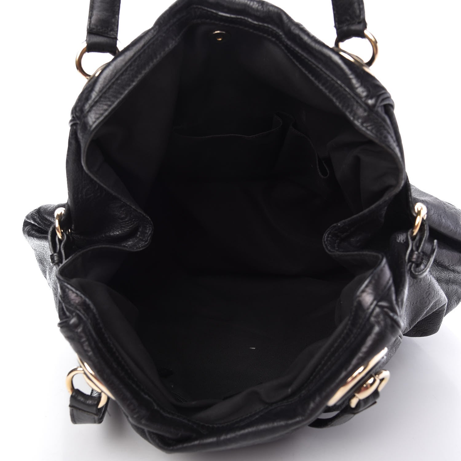 Gucci Guccissima Large Full Moon Tote Black 5 of 20