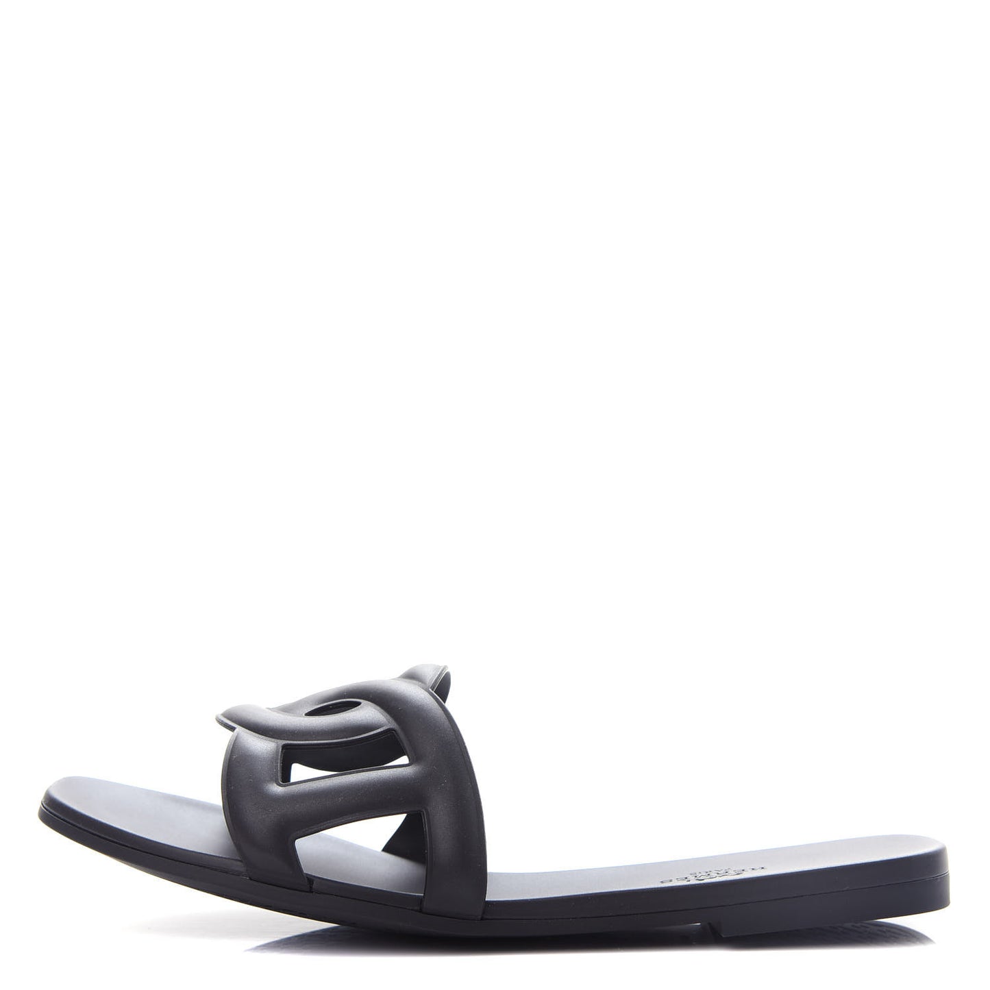 Rubber Aloha Sandals 40 Black