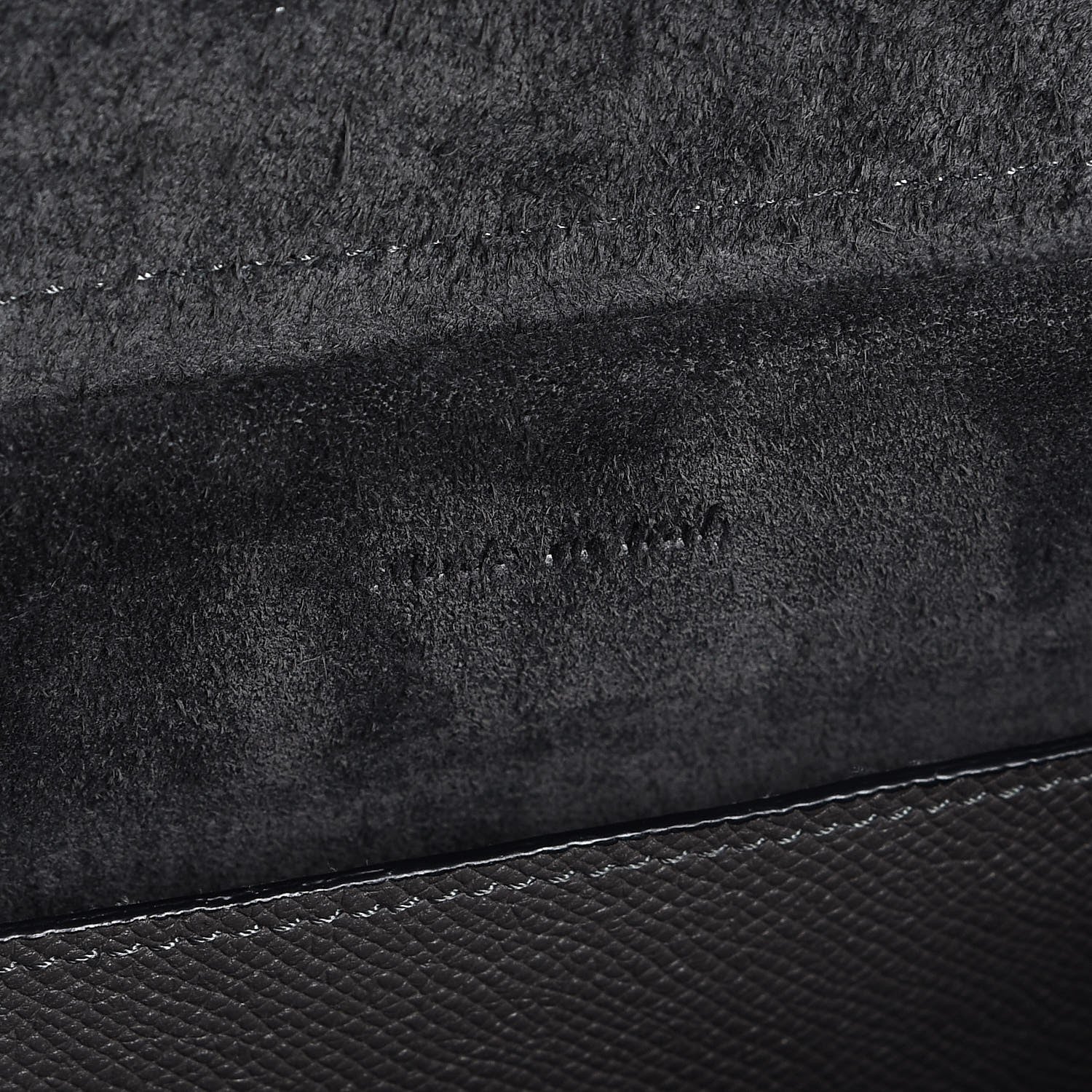 Celine Grained Calfskin Micro Belt Bag Grey 8 of 9