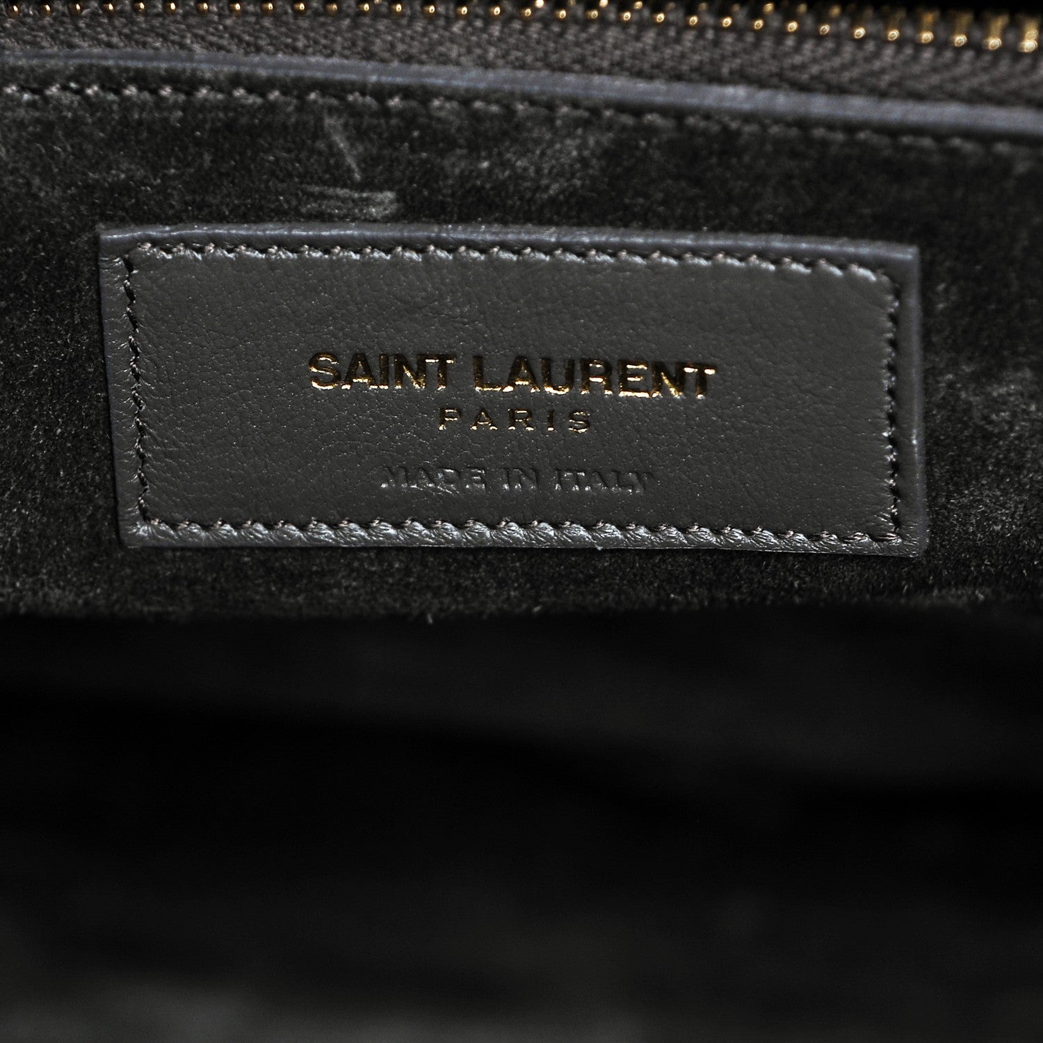 Saint Laurent Calfskin Crocodile Embossed Small Sac De Jour Fog 6 of 6