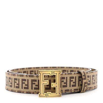 Fendi Zucchino Cuoio Belt 95 38 Beige Tortora Pietra 1 of 5