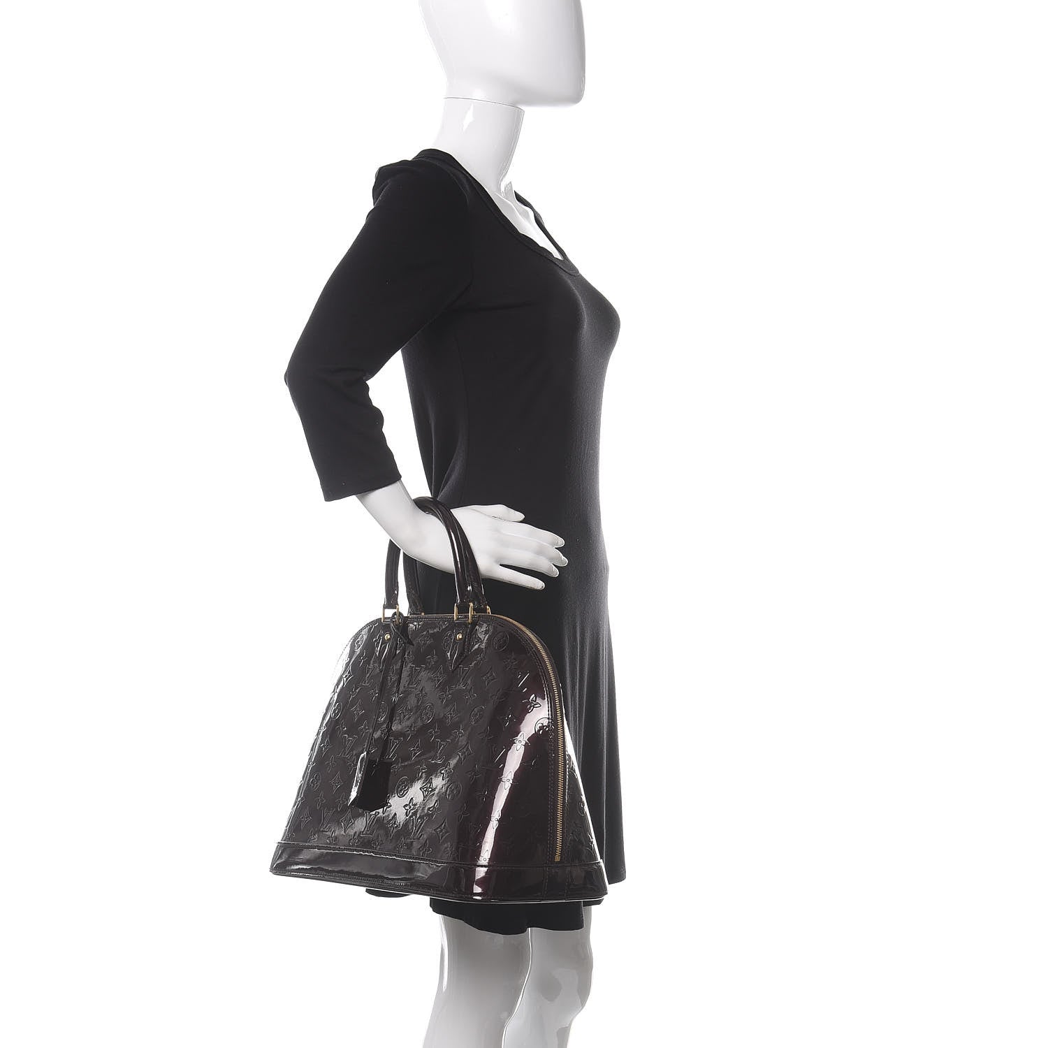 Louis Vuitton Vernis Alma GM Amarante 2 of 11