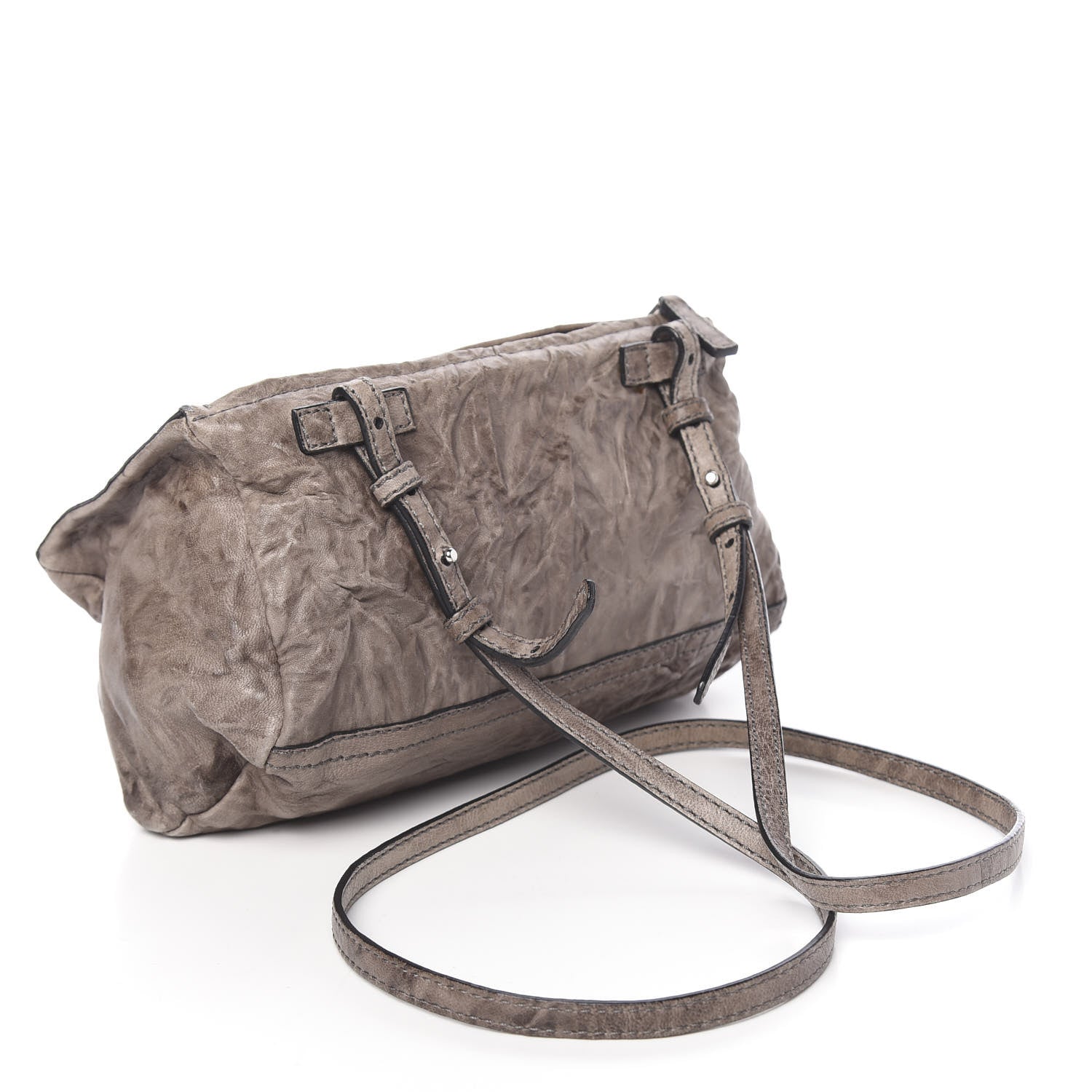 Givenchy Tumbled Sheepskin Mini Pandora Charcoal 3 of 10