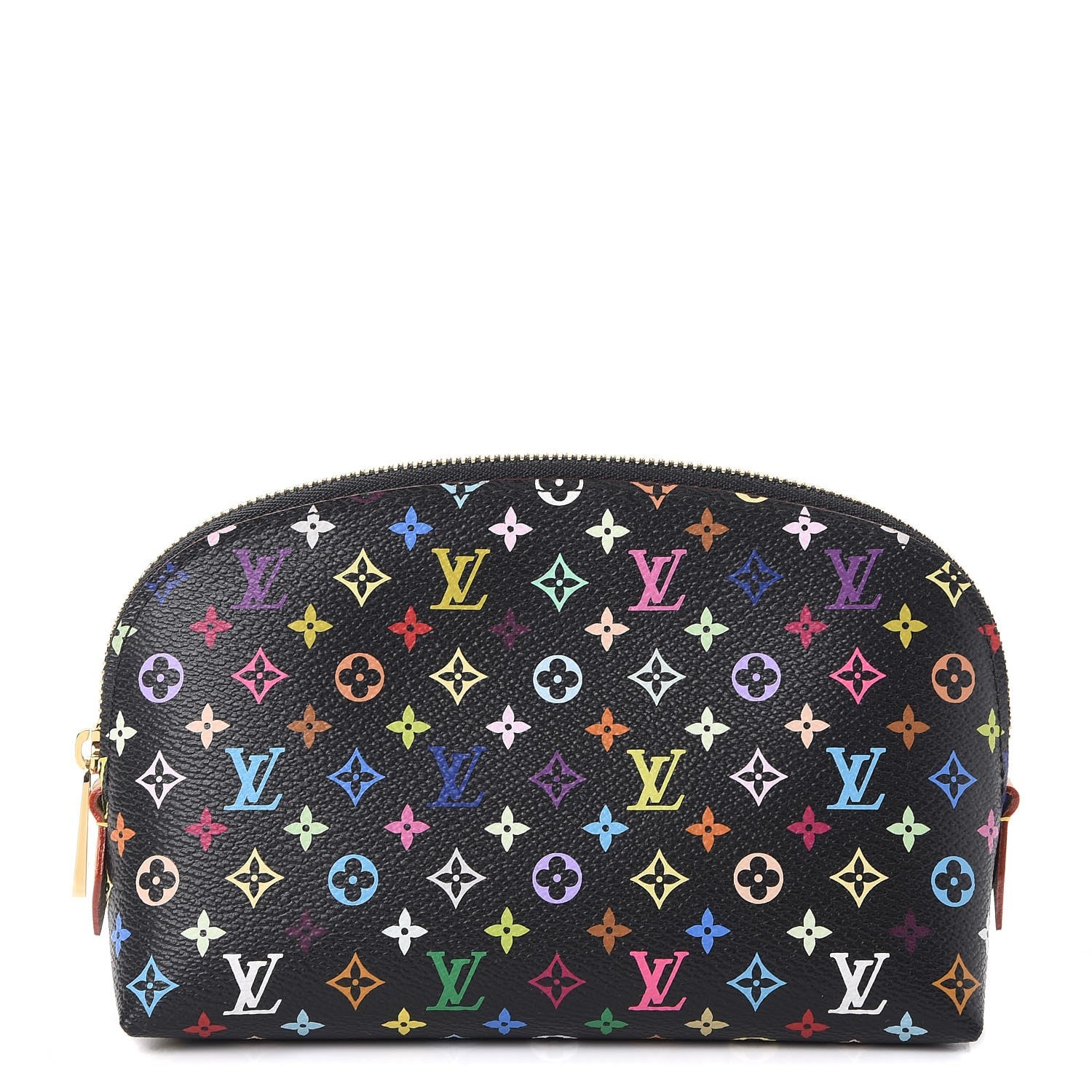 Louis Vuitton Monogram Multicolor Cosmetic Pouch Black Grenade 1 of 7
