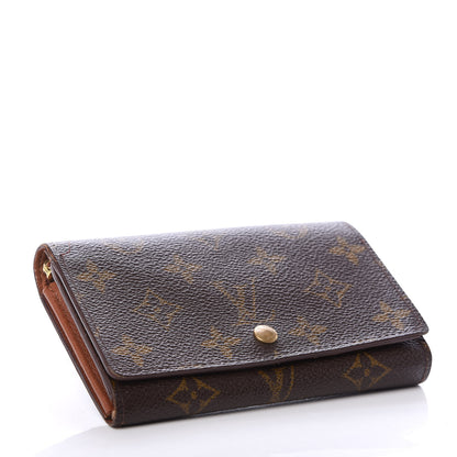 Louis Vuitton Monogram Porte-Monnaie Billets Tresor Wallet 4 of 8