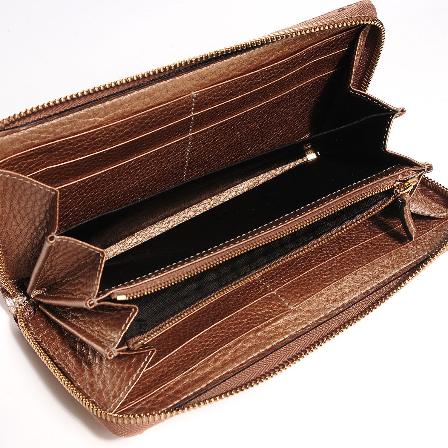 Gucci Metallic Python Soho Zip Around Wallet 5 of 8