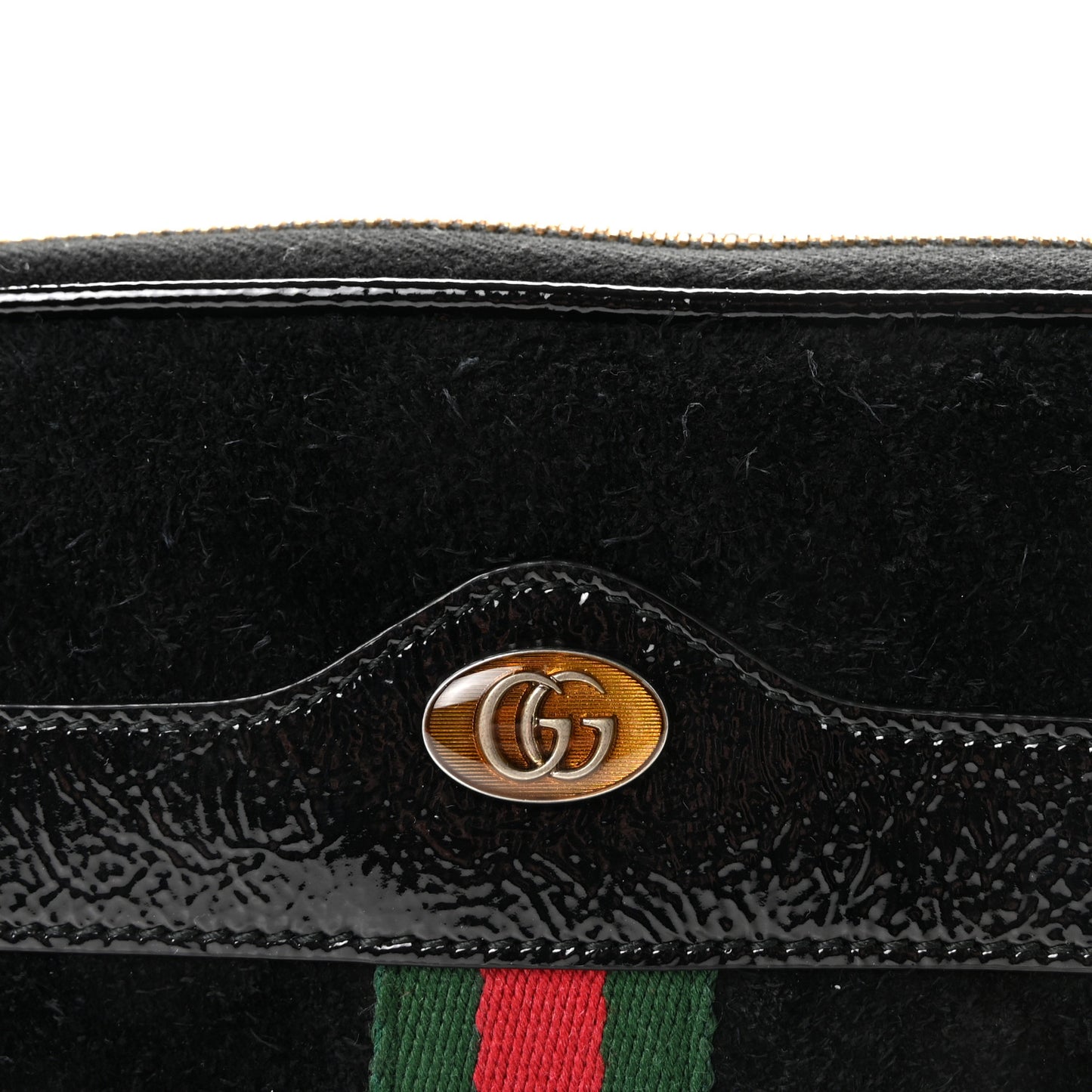 Suede Patent Ophidia Belted iPhone Case 85 34 Black