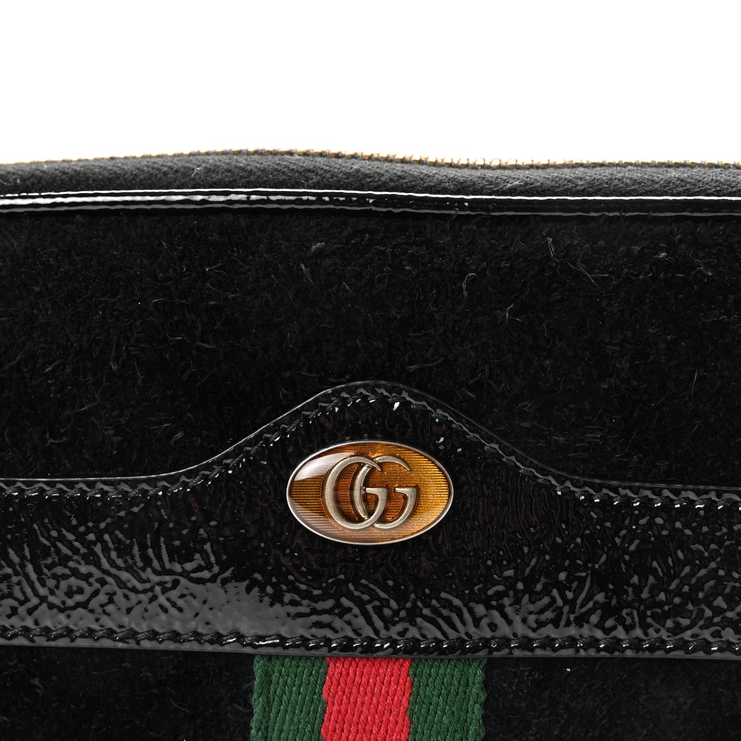 Gucci Suede Patent Ophidia Belted iPhone Case 85 34 Black 6 of 9