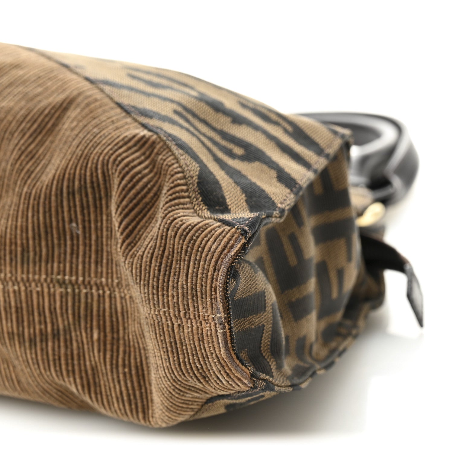 Fendi Zucca Large Devil Trapezio Tote Tobacco 10 of 10