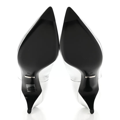 Gucci Nappa Zumi Mid Ankle Boots 38 Silver 5 of 14