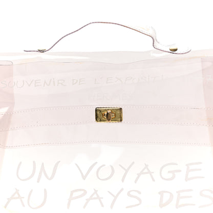 Hermes Vinyl Souvenir De L'Exposition Kelly Transparent 6 of 10