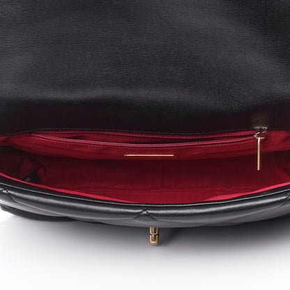 Chanel Lambskin Quilted Large Chanel 19 Flap Black 4 of 4