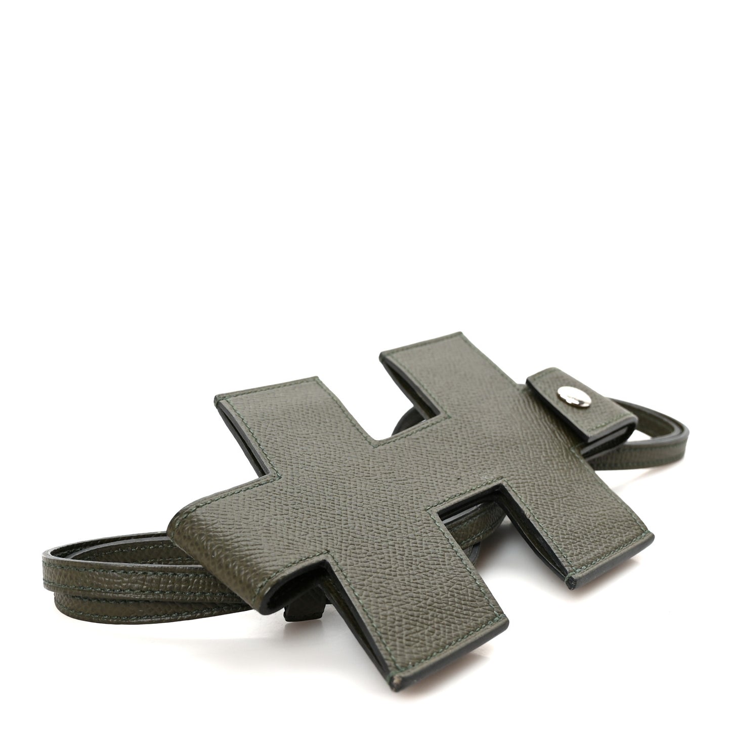 Epsom H Tag Phone Case Vert De Gris