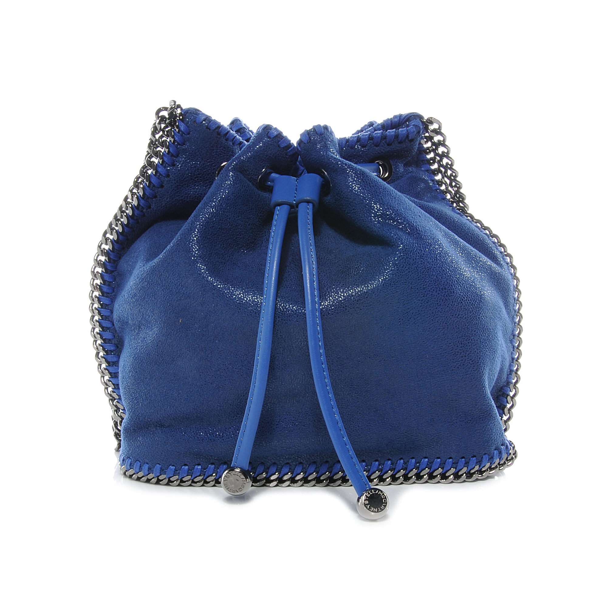 Stella McCartney Faux Leather Small Falabella Shoulder Bag Blue 9 of 16