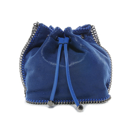 Stella McCartney Faux Leather Small Falabella Shoulder Bag Blue 9 of 16