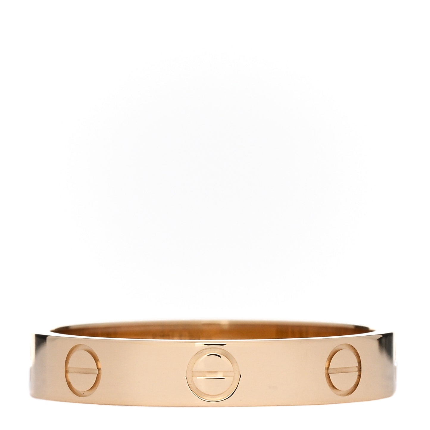 18K Yellow Gold 3.5mm LOVE Wedding Band Ring 57 8