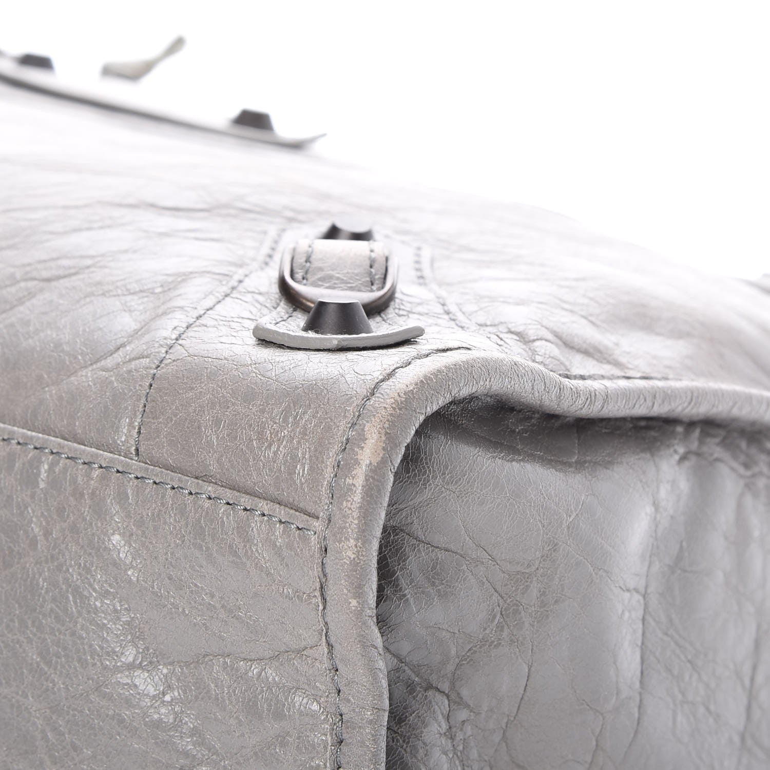 Balenciaga Agneau Classic Hardware City Gris Pyrite 11 of 13