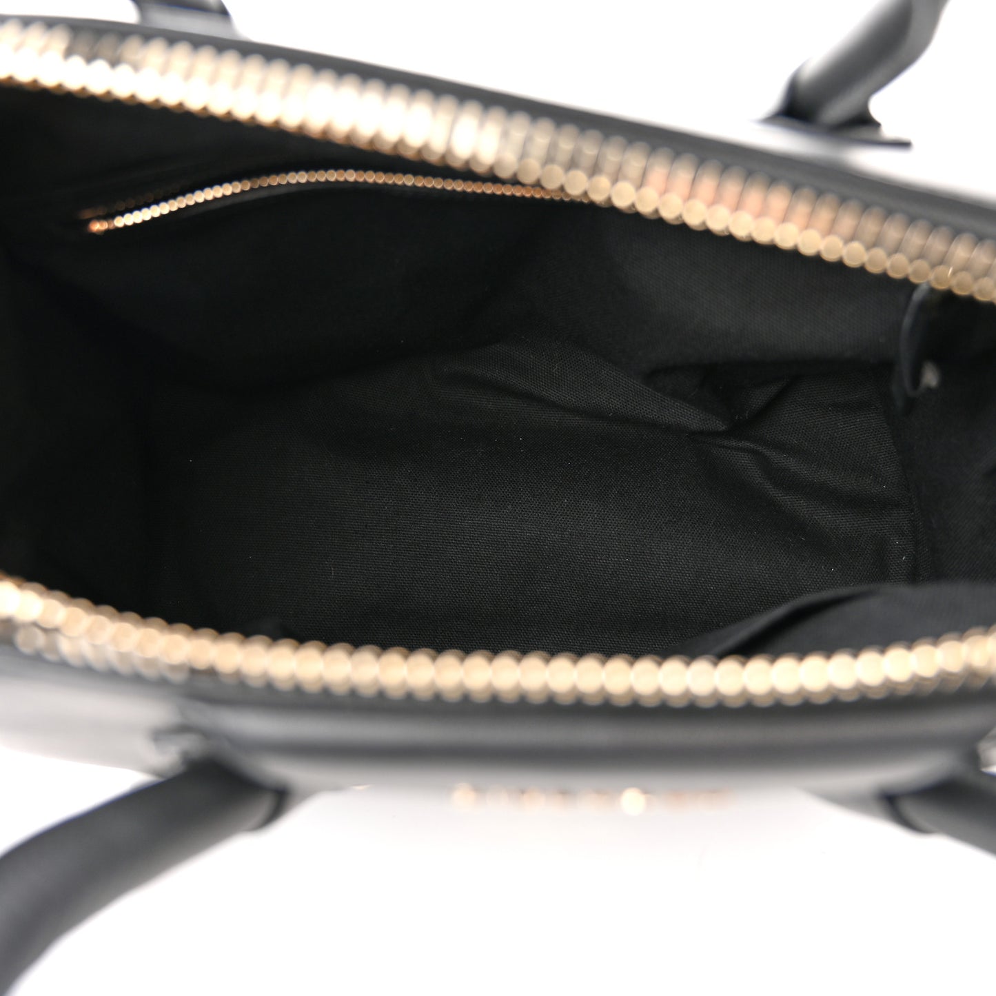 Calfskin Triangle Studded Small Antigona Black